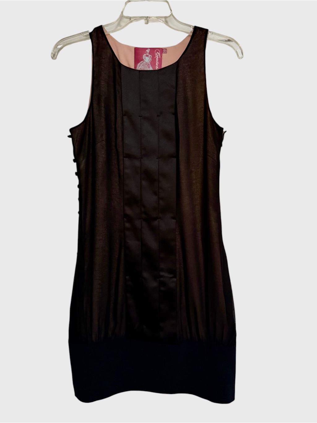 Couture By Twelve Black Bubble Mini Dress